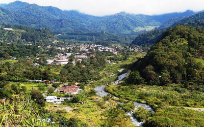 arial view of Boquete