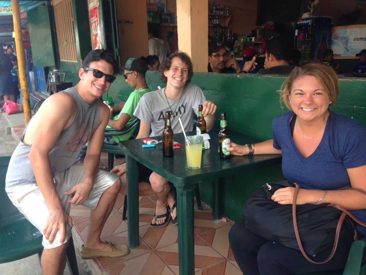 Rachel, Mike and I on a weekend trip through Nicaragua