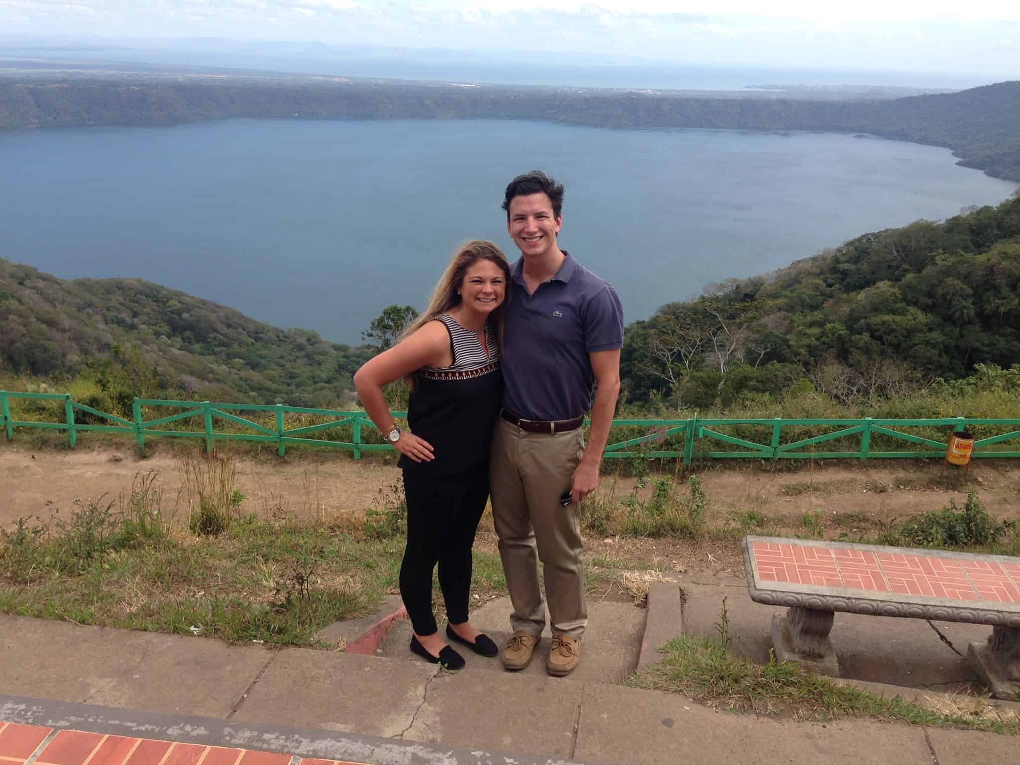 Rachel and I at Laguna de Apoyo