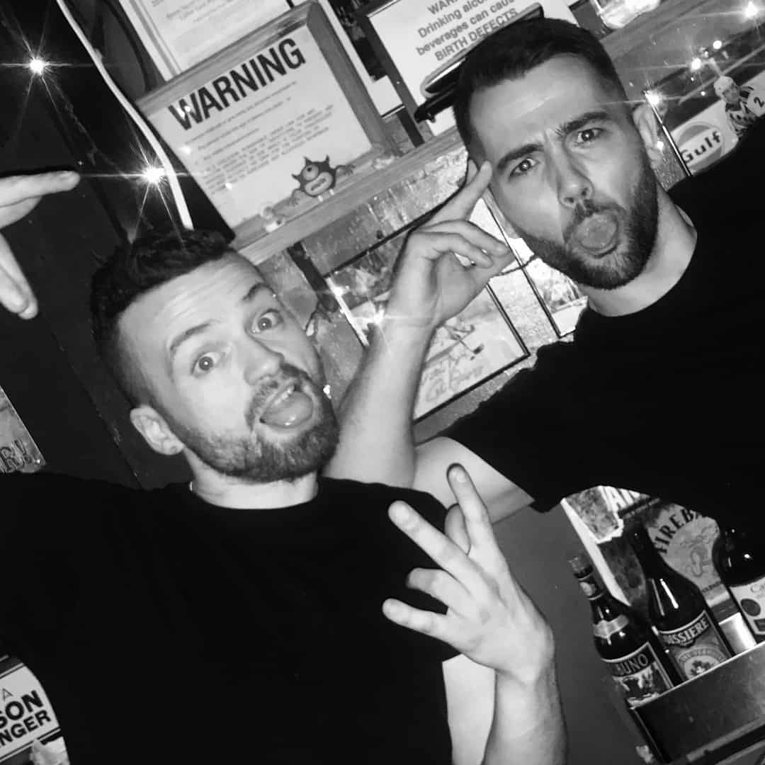 My two favorite bartenders in NYC, Ryan and Danny at Iggy's Karaoke Bar. Best in the Upper East Side!