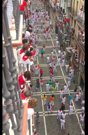 Running with the Bulls in Pamplona, Spain (Part 1)