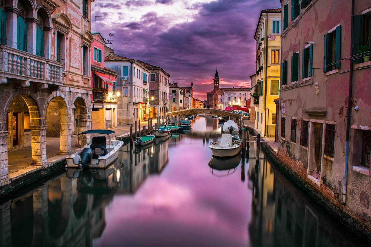 Canals in Florence Italy