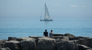 Little Ship on Lake Ontario
