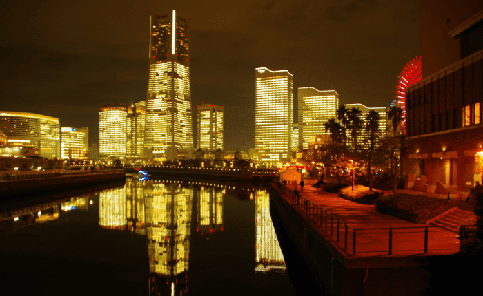 Yokohama at night