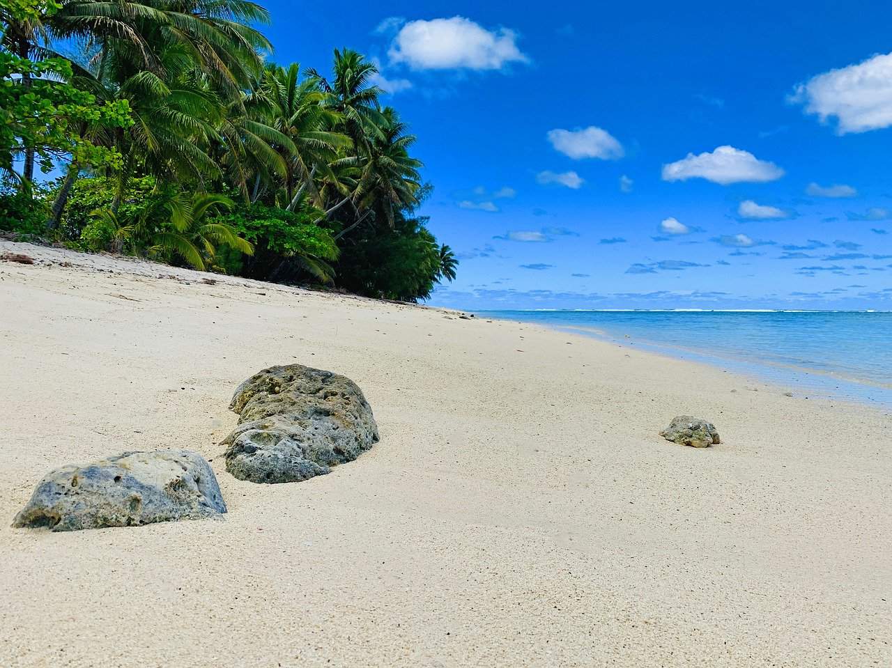 Beach in Cook Islands