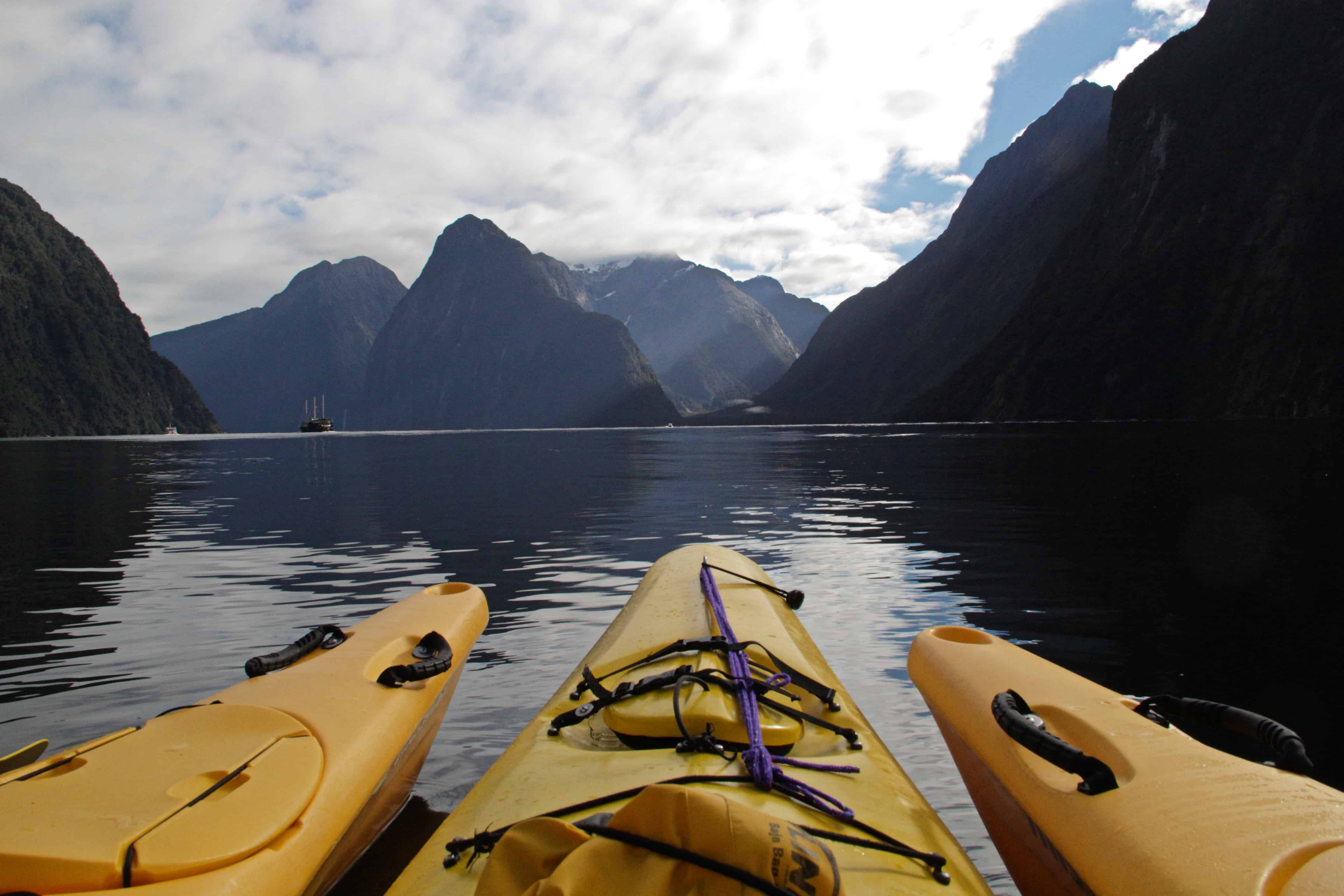 Sea Kayaking in Milford Sound, New Zealand Escape Artist