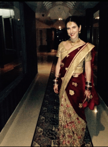 The prettiest I've ever looked. Me in my sari. India, travel
