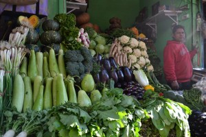 colorful vendor, Dehradun, India, travel