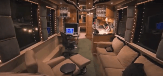 Inside of Ben's RV