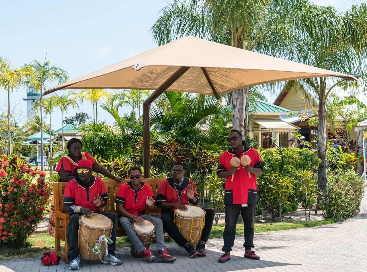 Performers in Belize