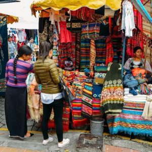market city of Otavalo