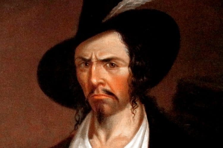 portrait of pirate Jean Lafitte