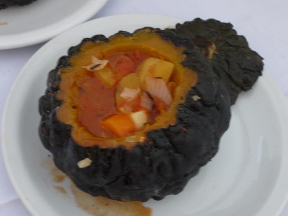 Dinner in a pumkin