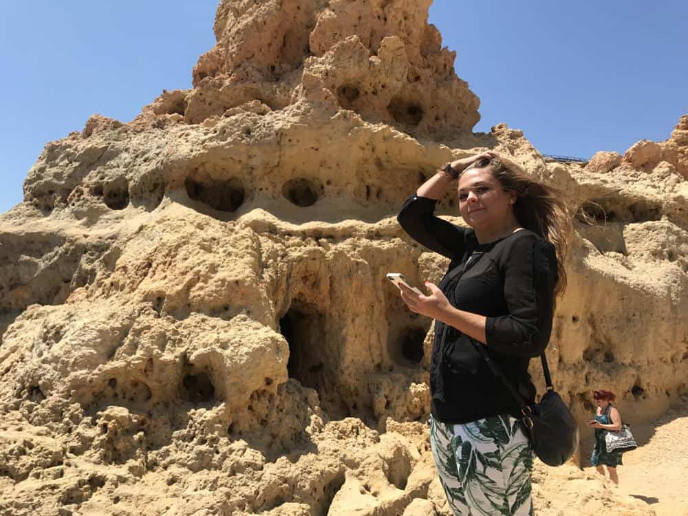 picture of woman standing outside