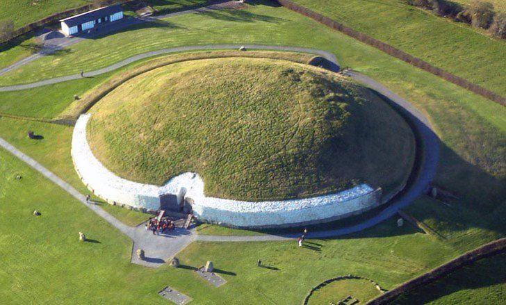Newgrange Megalithic Passage Temple in Ireland