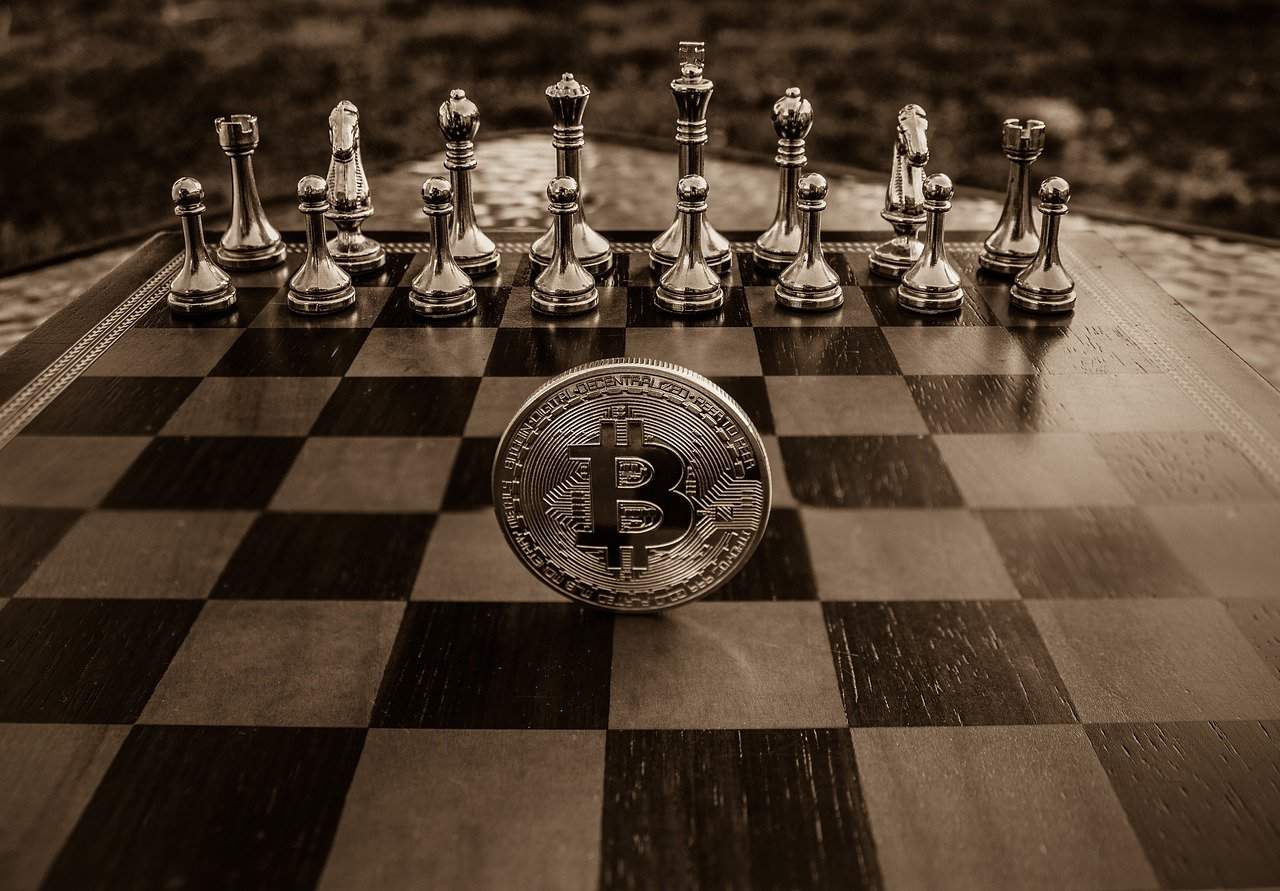 Chess board and Cryptocurrency