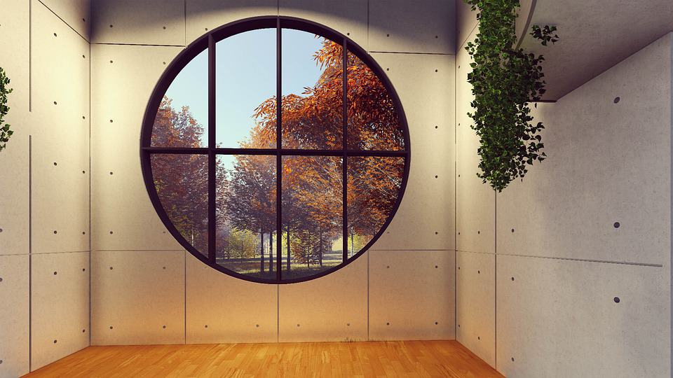 huge outdoor window