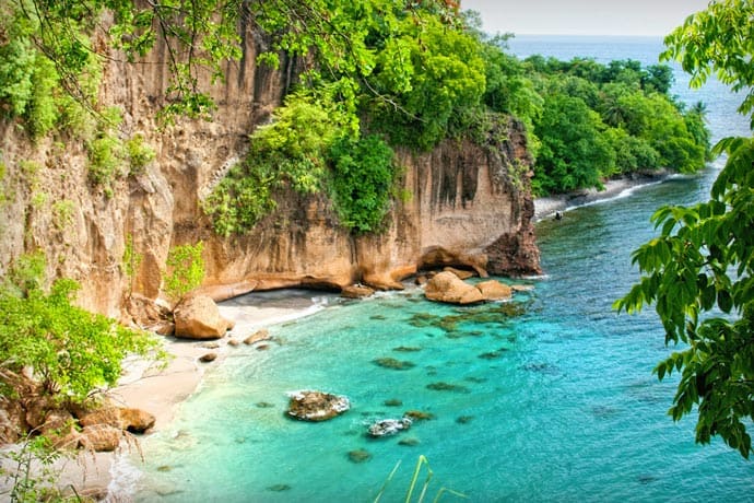 Beaches in Dominica