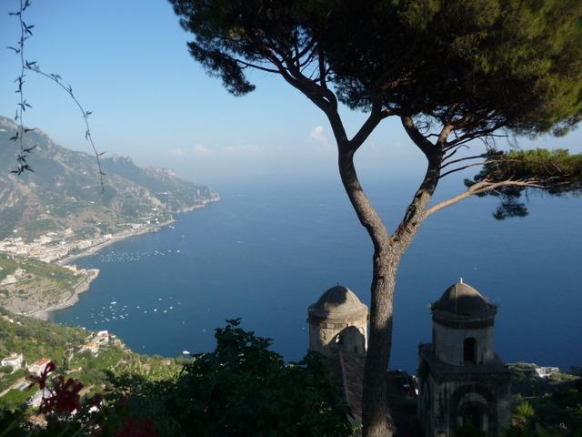 Beautiful view overlooking the Amalfi Coast