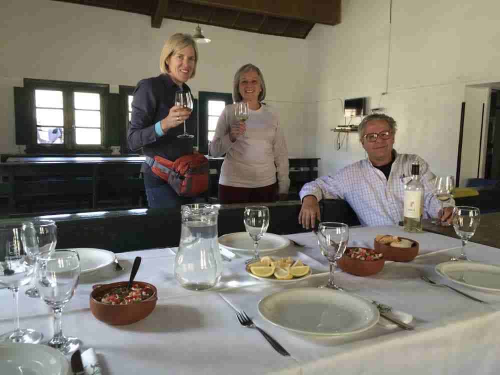 Argentine Wines and Homes in a Vineyard