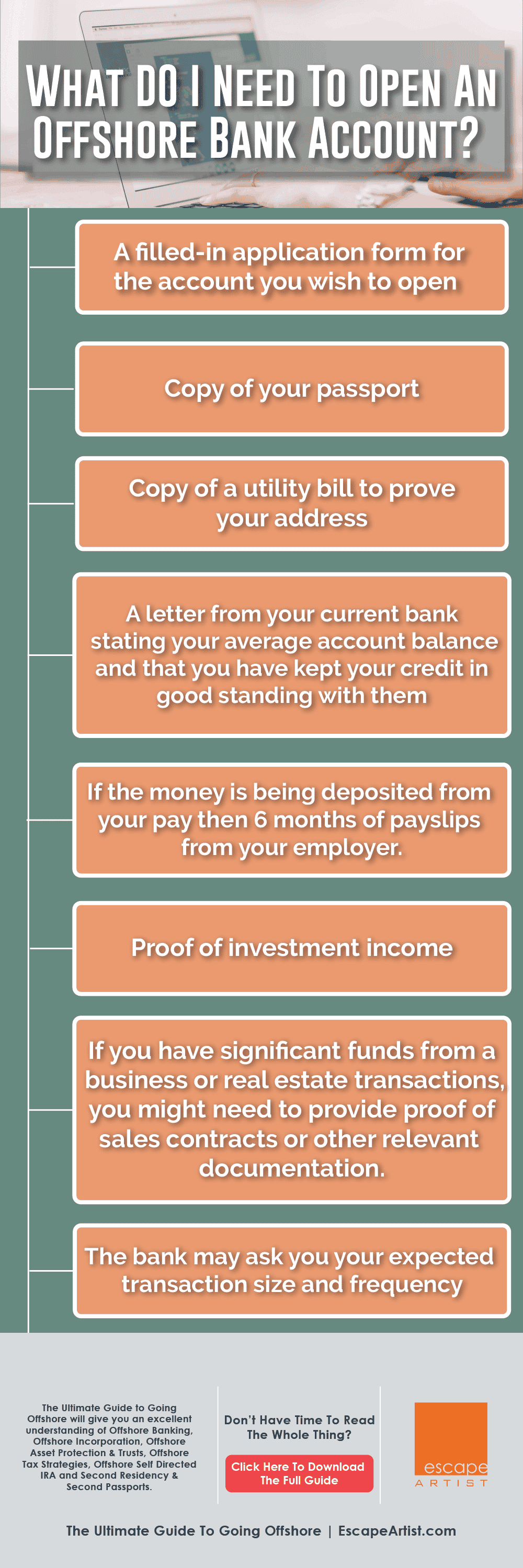 How to set up an offshore bank account - step by step guide