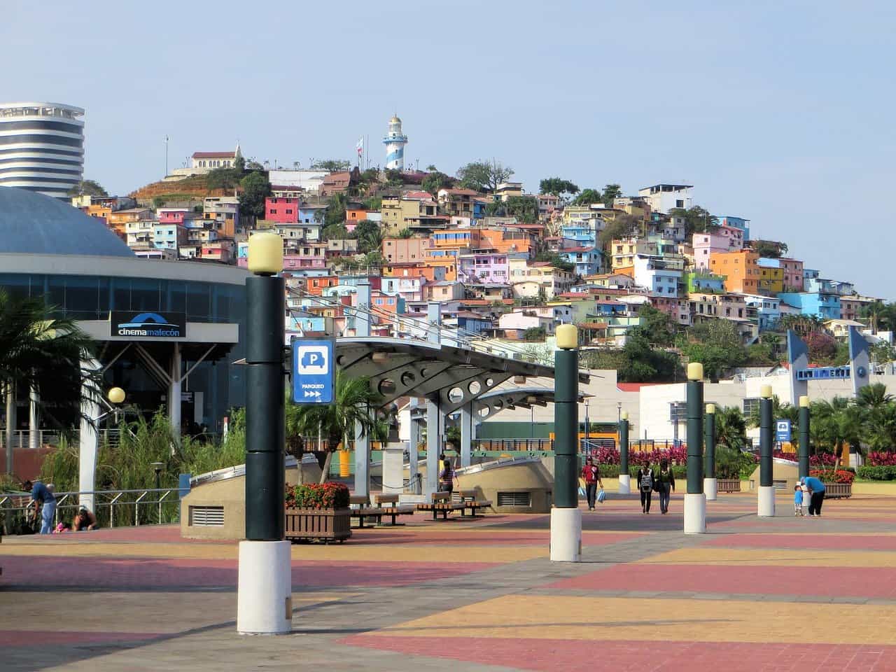 City homes in Ecuador