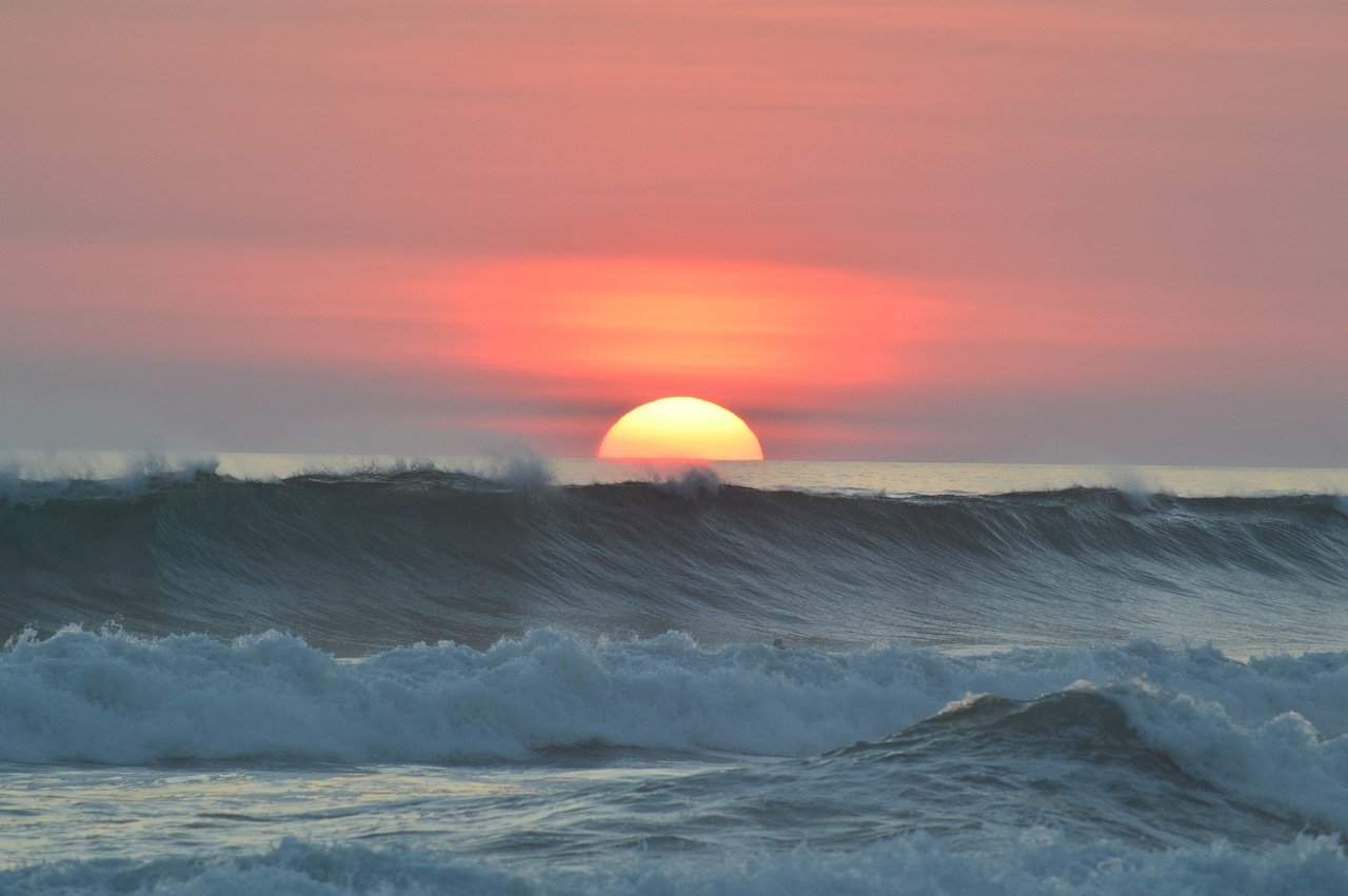 sunset in Costa Rica