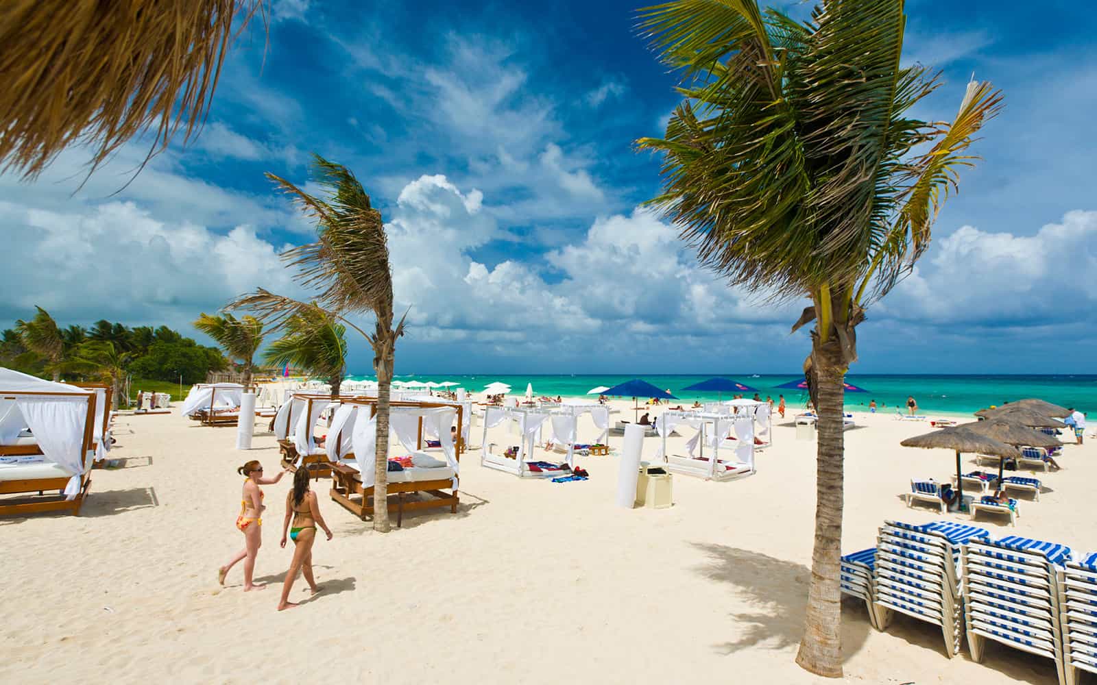 Beach in Playa del Carmen, Mexico