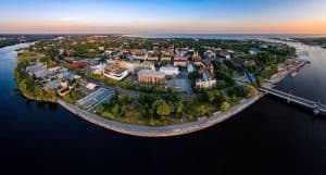 Estonia aerial view