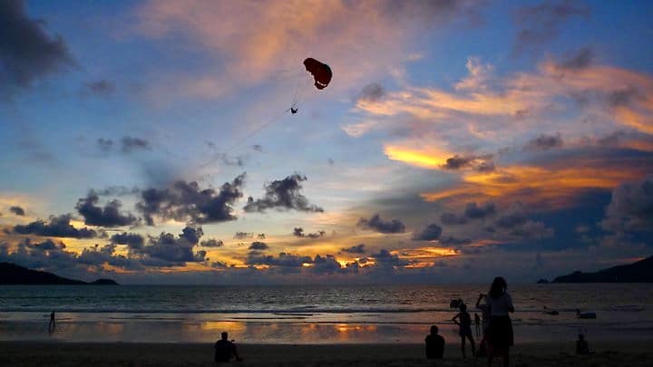 Parasailing in Thailand