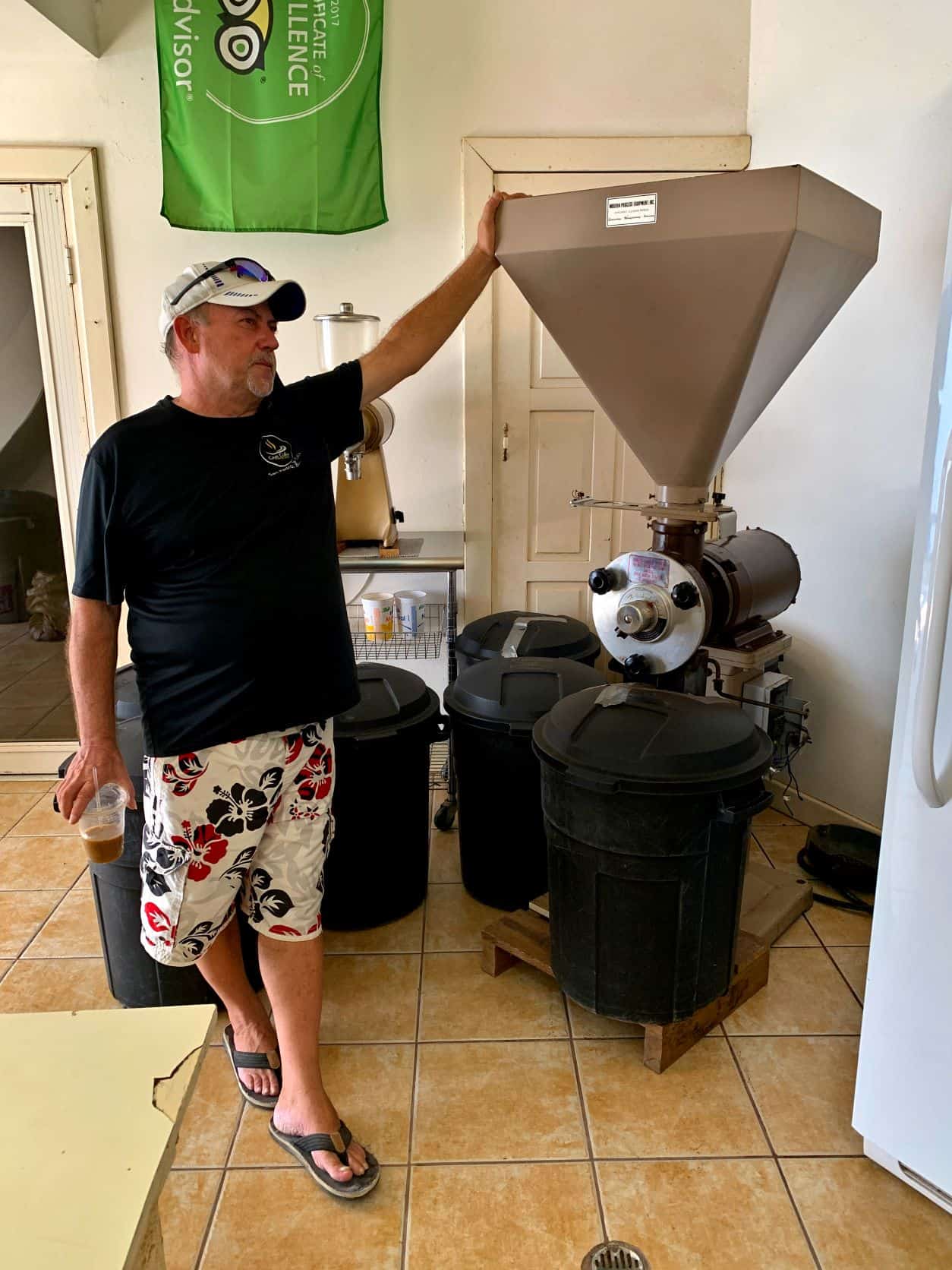 Caye Coffee Paul and the Grinder