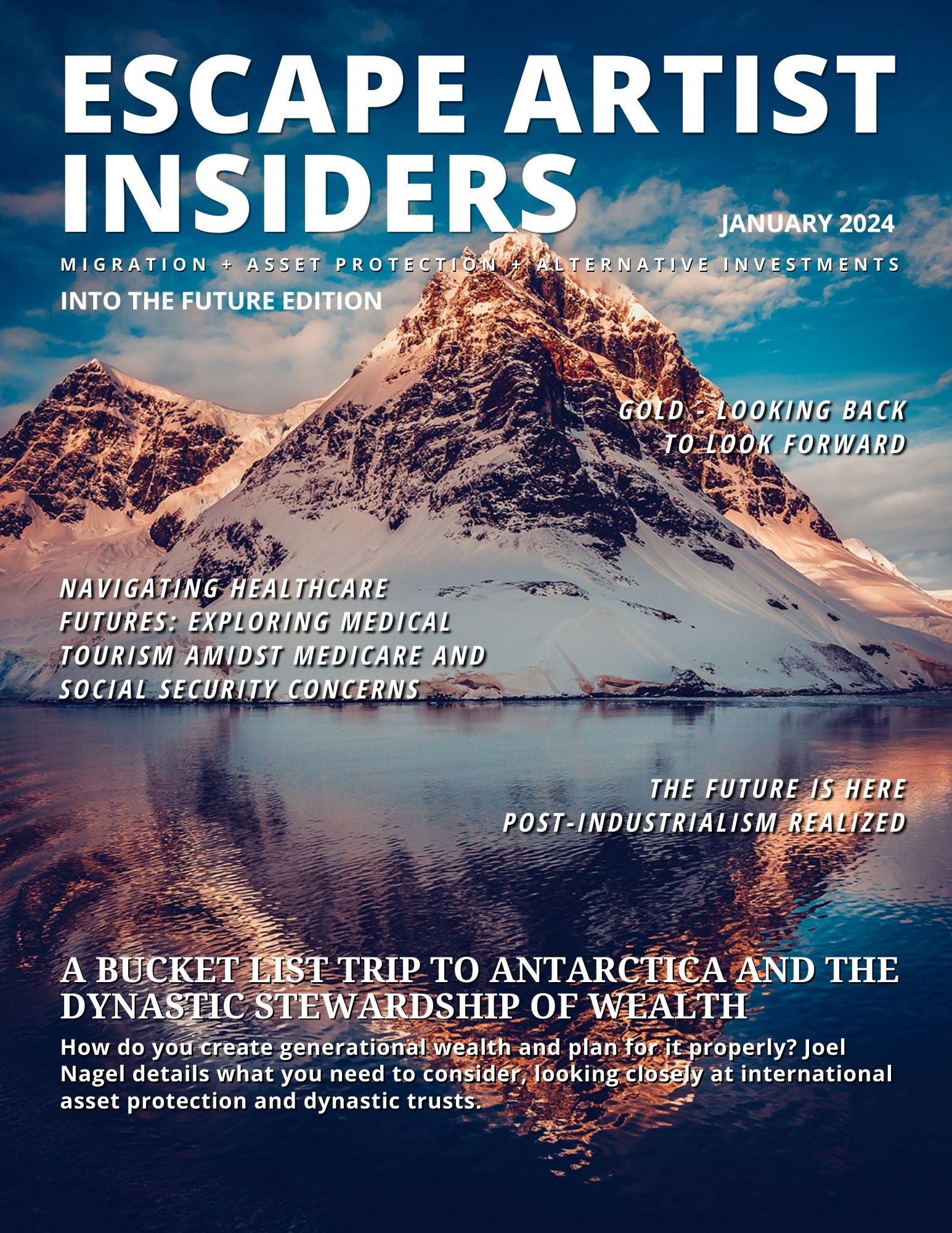 Escape Artist Insiders Magazine: Inside January 2024’s “Into the Future” Edition