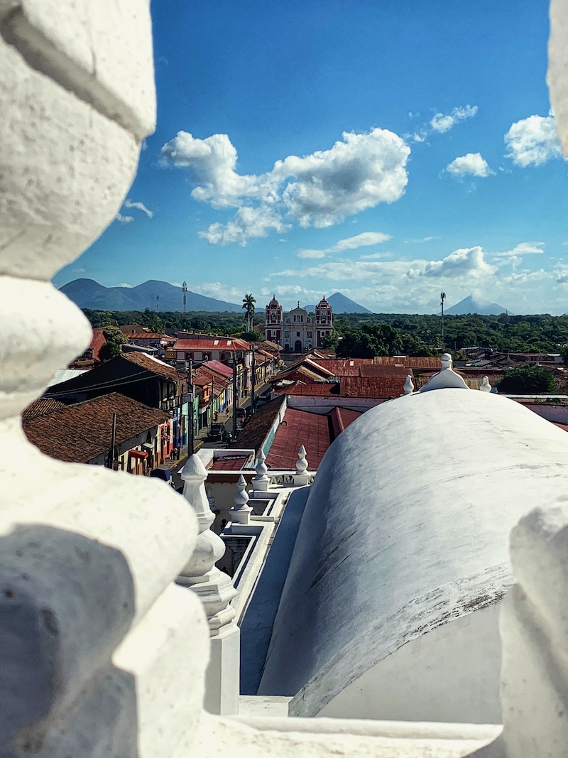 View from the top of the Leon Cathedral