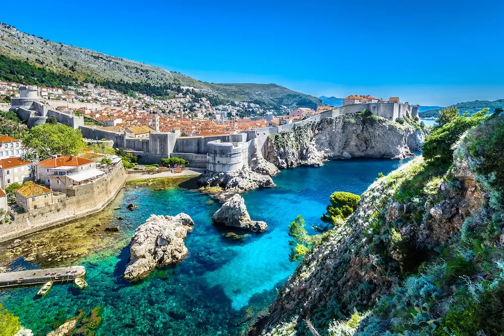 Aerial view of Dubrovnik. Courtesy of iStock/Dreamer4787.