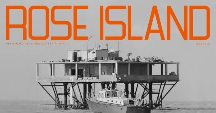 A promo poster for Rose Island. A promo poster for Rose Island.