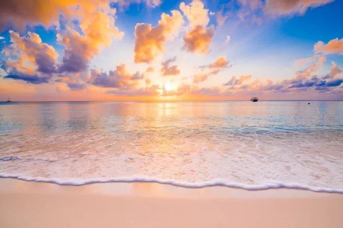 A typical sunset in Grand Cayman. A typical sunset in Grand Cayman.