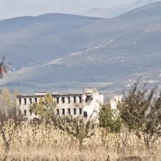 South Ossetia stands quietly between two worlds.