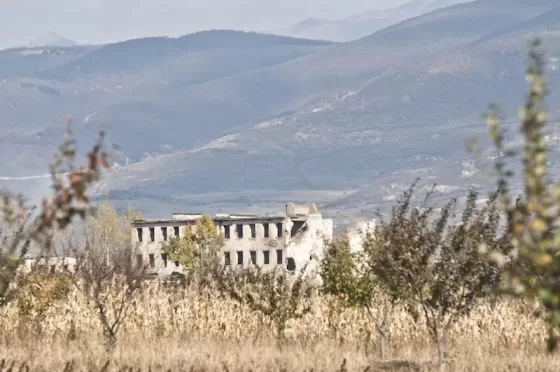 South Ossetia stands quietly between two worlds.
