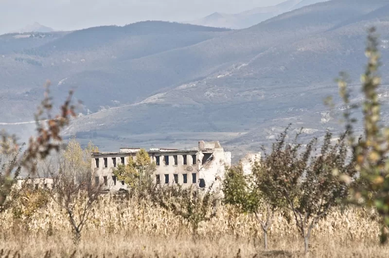 South Ossetia stands quietly between two worlds.