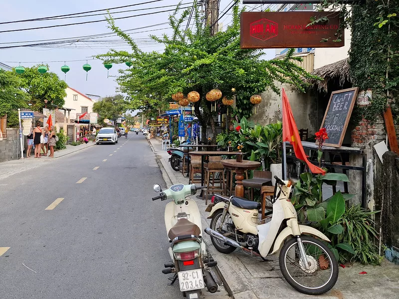 The main street of An Bang.