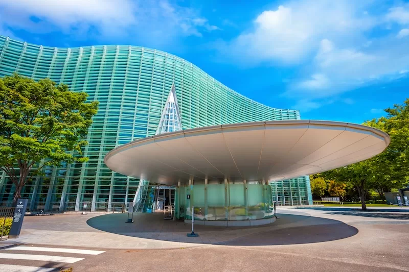 The national Art Center in Roppongi, Japan.