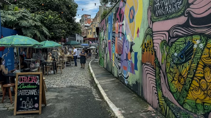 Batman’s Alley, Pinheiros District of Sao Paulo, Brazil.