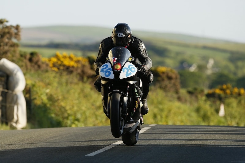 Riders tackle the legendary Snaefell Mountain Circuit at breakneck speed
