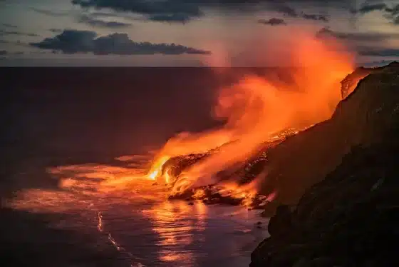 Latest News this Week: Molten lava arcs skyward from Kīlauea’s summit crater