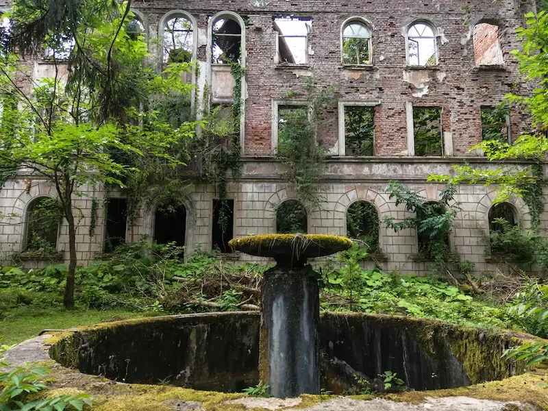 Soviet Union collapsed in 1991 - Abandoned shells mark the scars of decades past.
