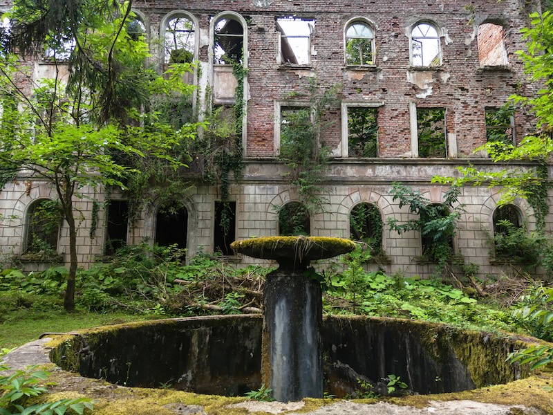 Soviet Union collapsed in 1991 - Abandoned shells mark the scars of decades past.