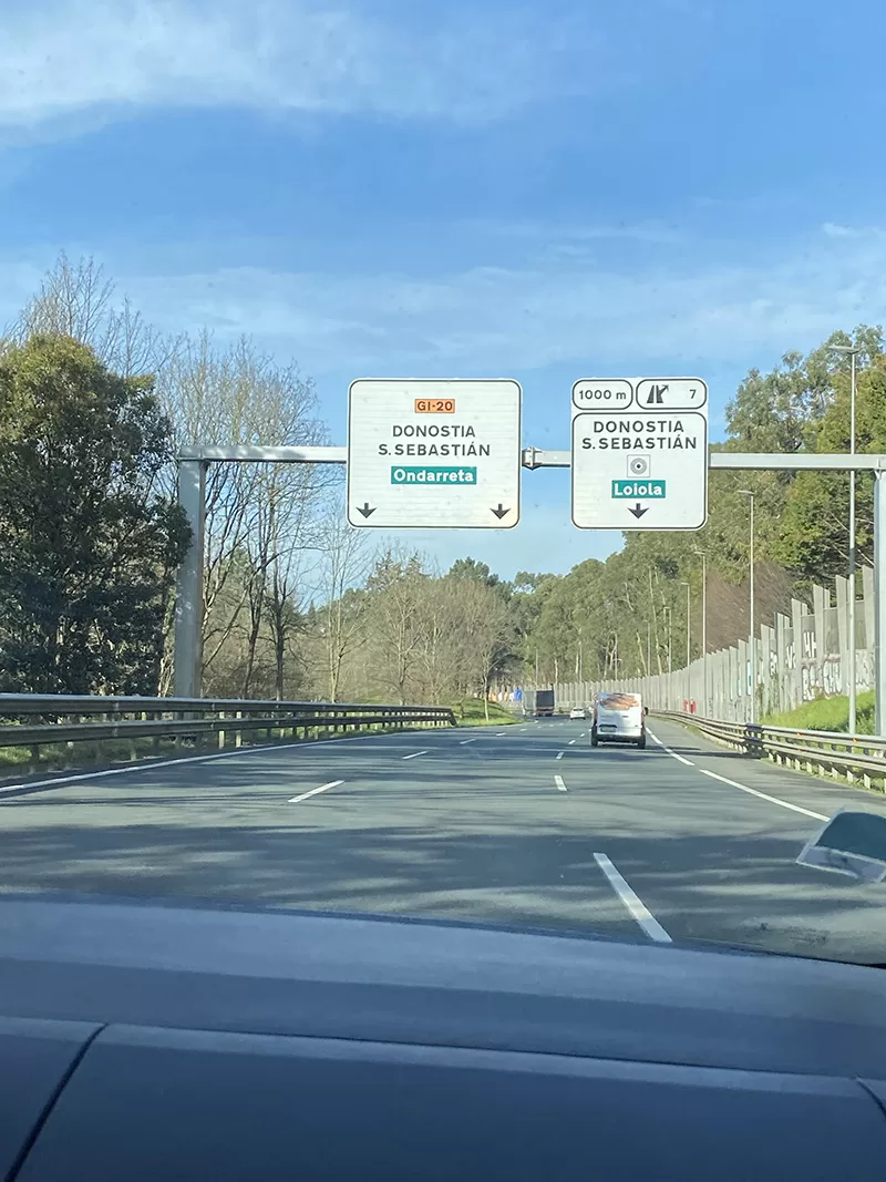 Crossing into Basque Country, where France fades seamlessly into Spain