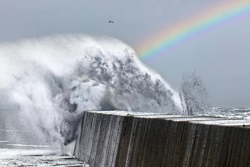 Flood in Alaska’s western coast, leaving widespread damage