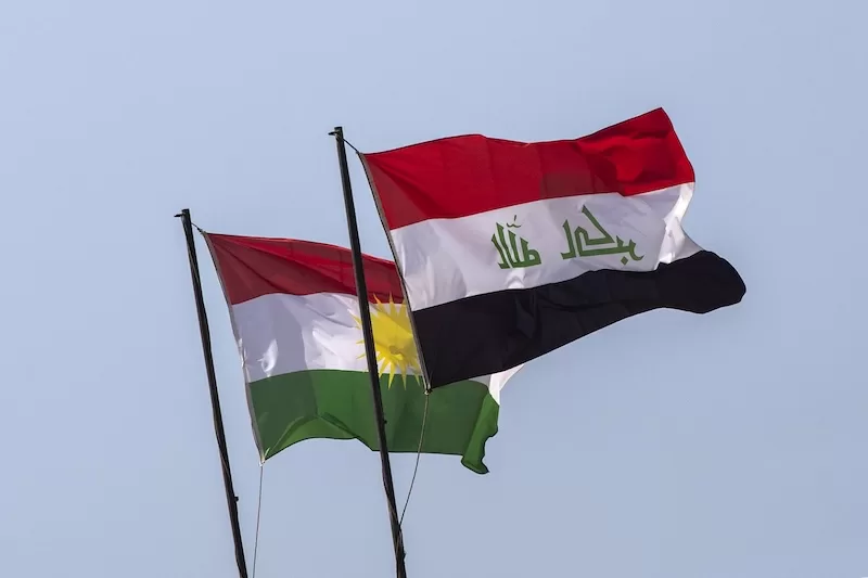 Kurdish Iraq’s Flag