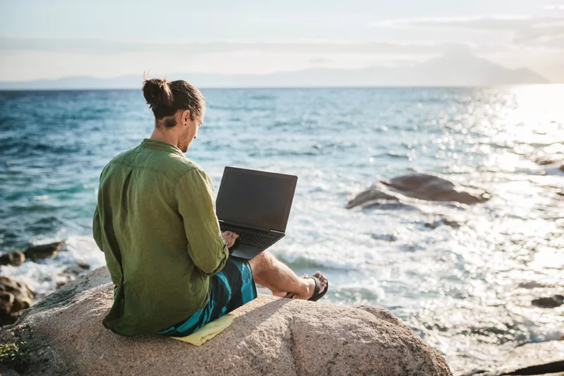 Many expats find that work doesn’t have to mean walls: just connection, balance, and a view worth logging into.